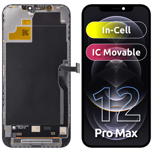 Display sa Touchscreenom JK za Apple iPhone 12 Pro Max, sa Ramom, LCD In-Cell Verzija, Crni