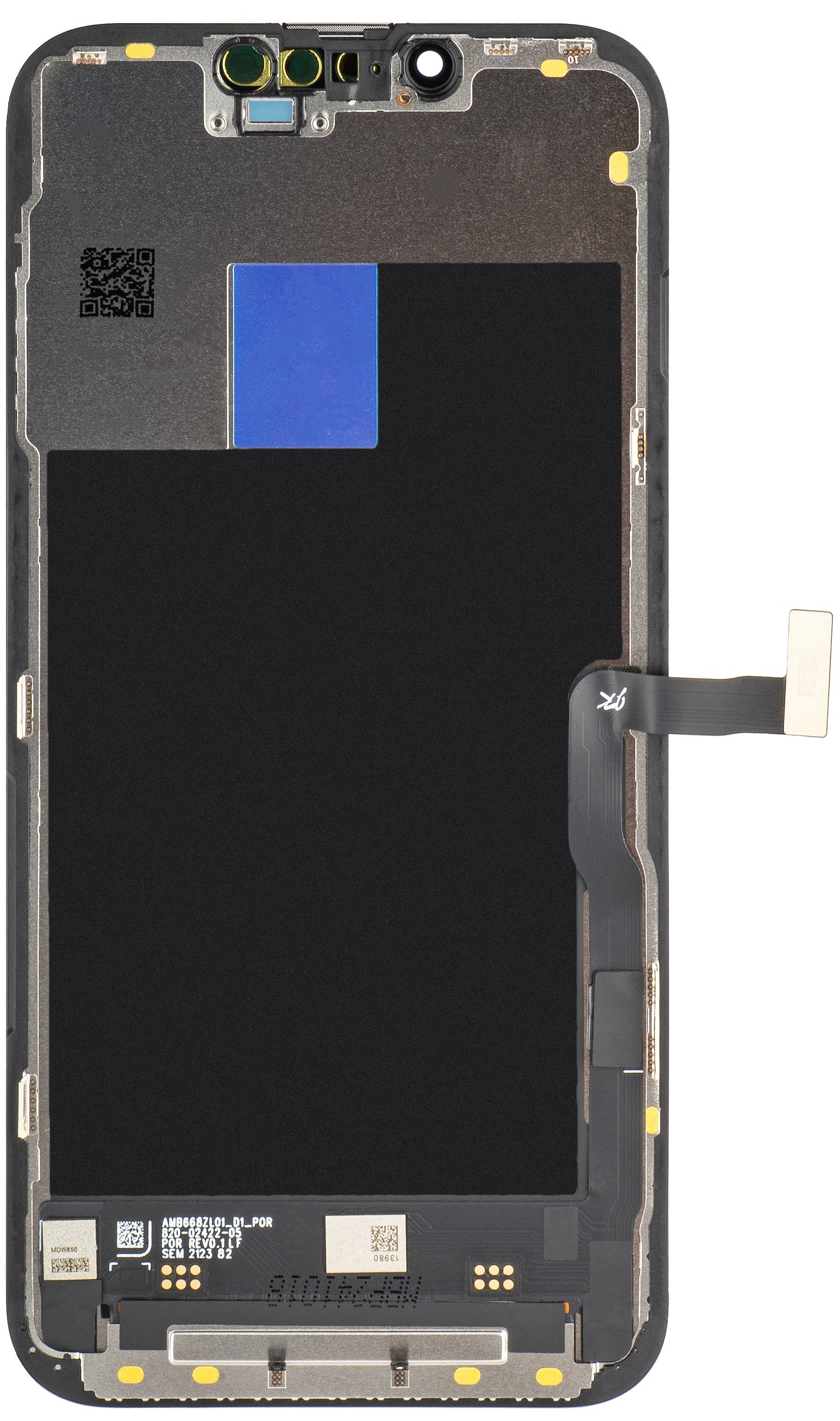 Display sa Touchscreenom JK za Apple iPhone 13 Pro, sa Ramom, LCD In-Cell IC Movable verzija, Crni
