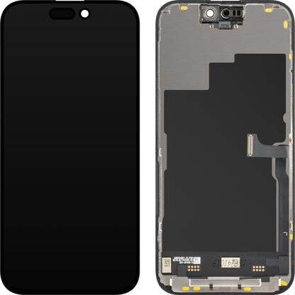 Display sa Touchscreenom JK za Apple iPhone 15 Pro, sa Ramom, LCD In-Cell IC Movable verzija, Crni