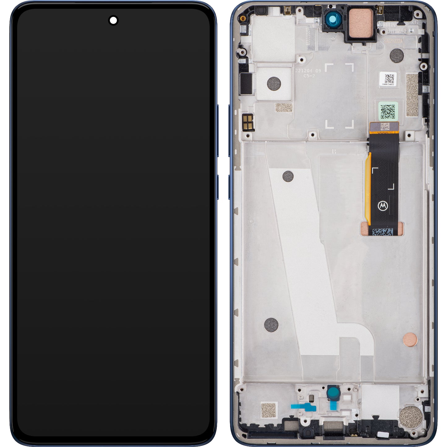Display sa Touchscreen-om Motorola Edge 30, sa Ramom, Sivi (Meteorite Gray), Service Pack 5D68C20584