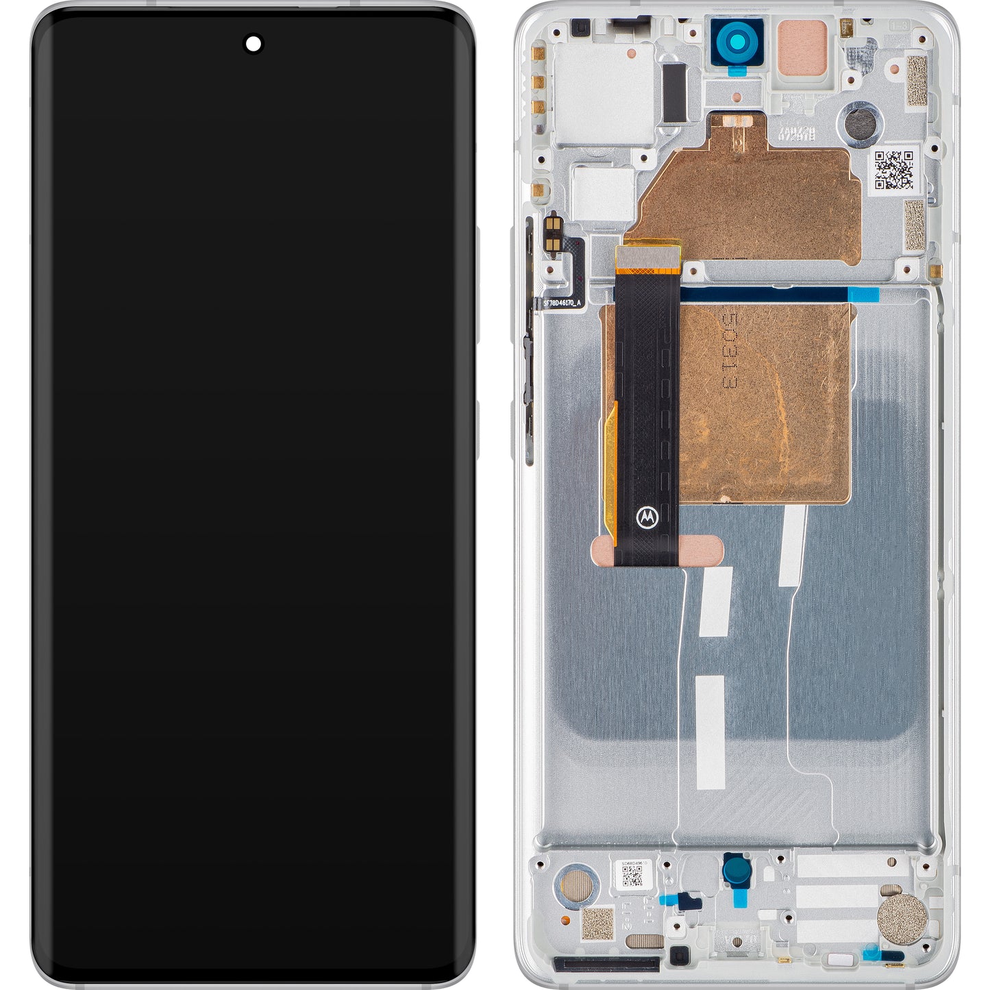 Display sa Touchscreen-om Motorola Edge 30 Fusion, sa Ramom, Beli (Aurora White), Service Pack 5D68C21528