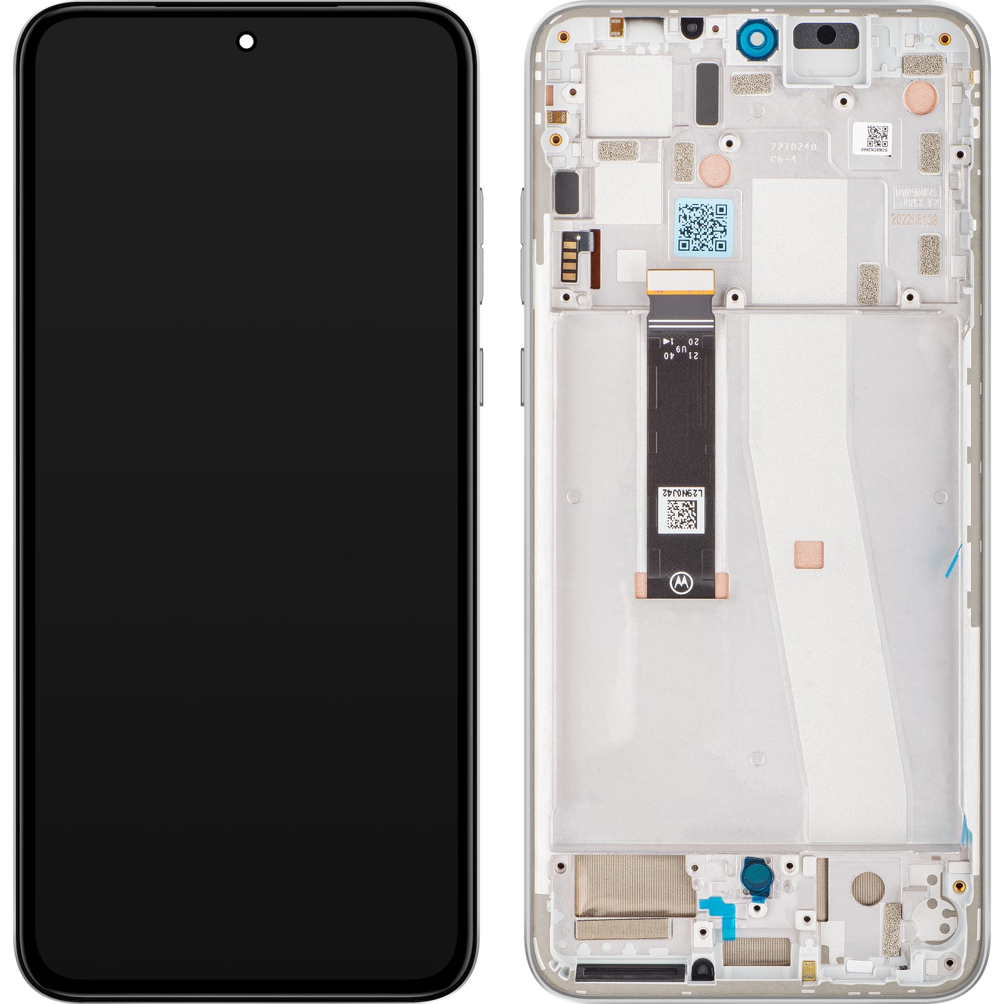 Display sa Touchscreen-om Motorola Edge 30 Neo, sa Ramom, Srebrni (Ice Palace), Service Pack 5D68C21404