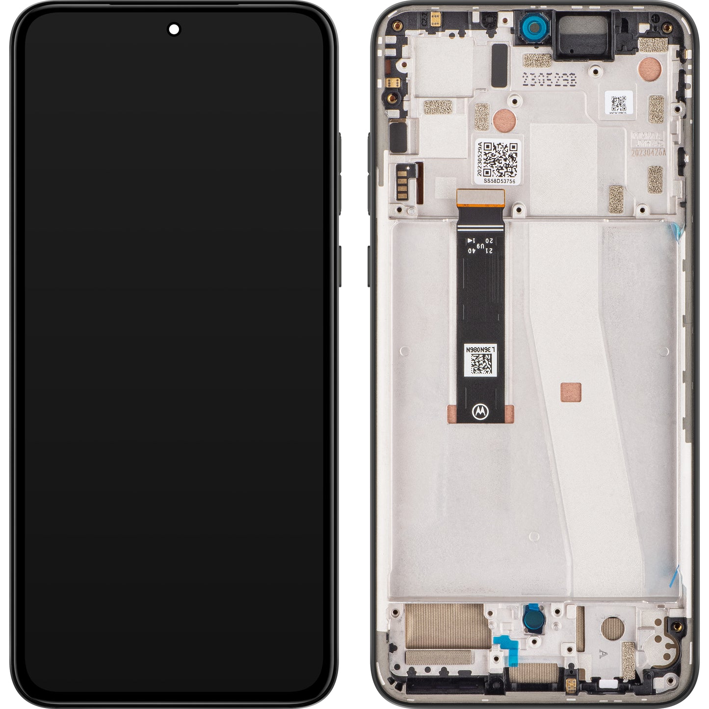 Display sa Touchscreen-om Motorola Edge 30 Neo, sa Ramom, Crni (Black Onyx), Service Pack 5D68C21403