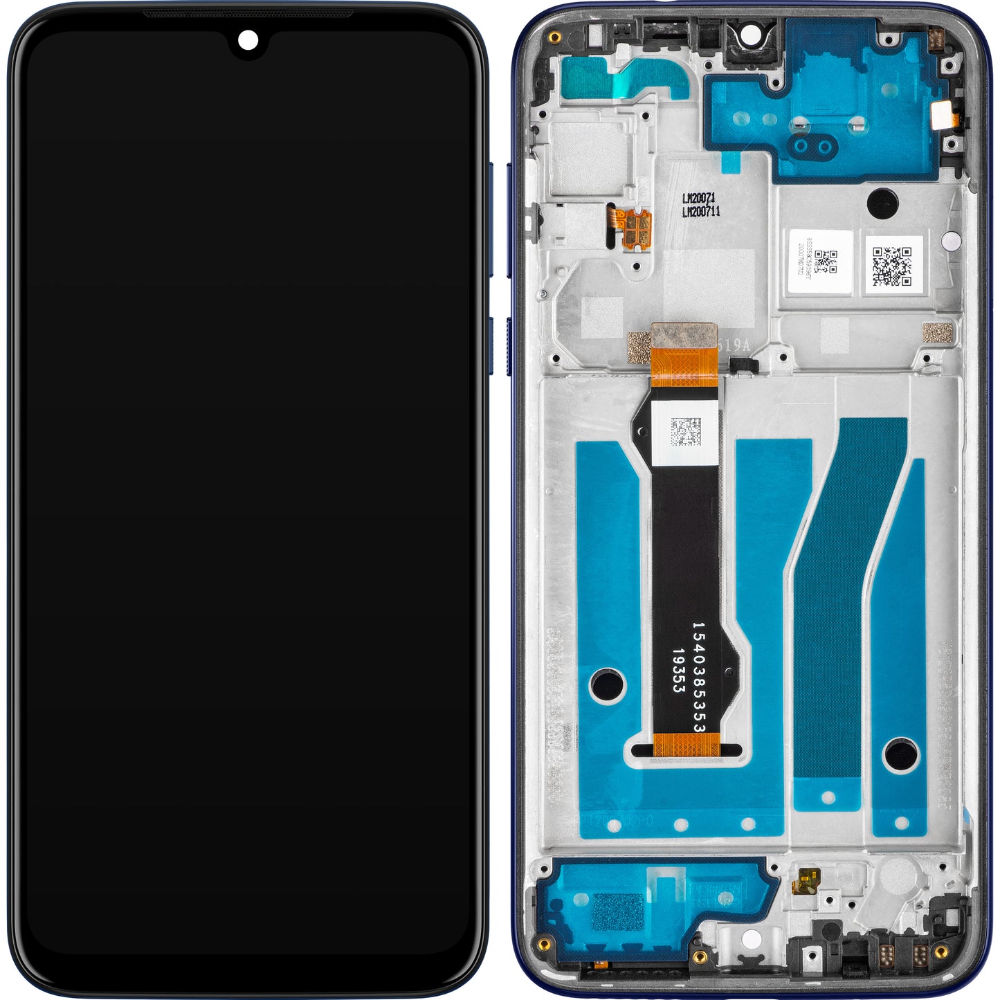 Display sa Touchscreen-om Motorola Moto G8 Plus, sa Ramom, Plavi (Tamno Plavi), Service Pack 5D68C15528