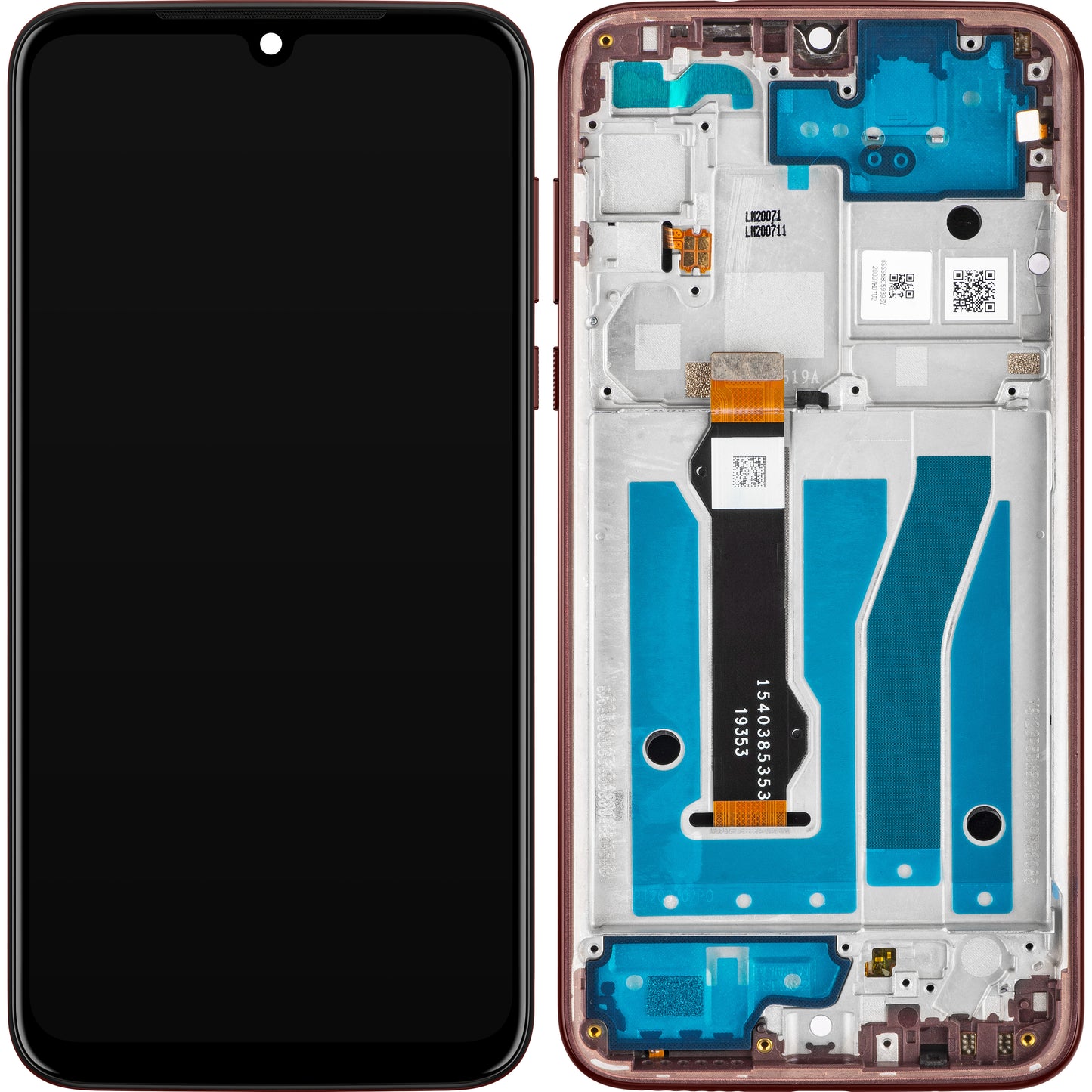 Display sa Touchscreen-om Motorola Moto G8 Plus, sa Ramom, Crvena (Tamno Crvena), Service Pack 5D68C15529