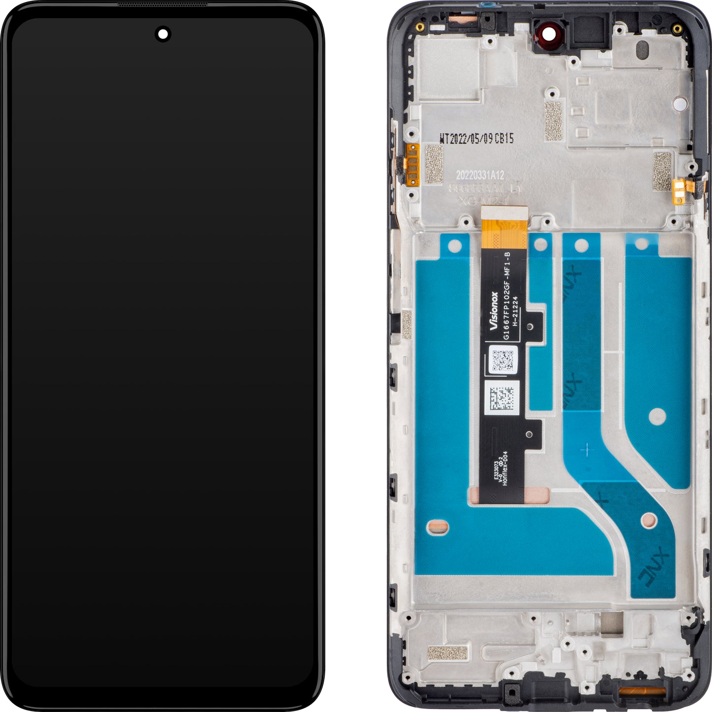 Display sa Touchscreen-om Motorola Edge 20 Lite, sa Ramom, Crni, Service Pack 5D68C19271