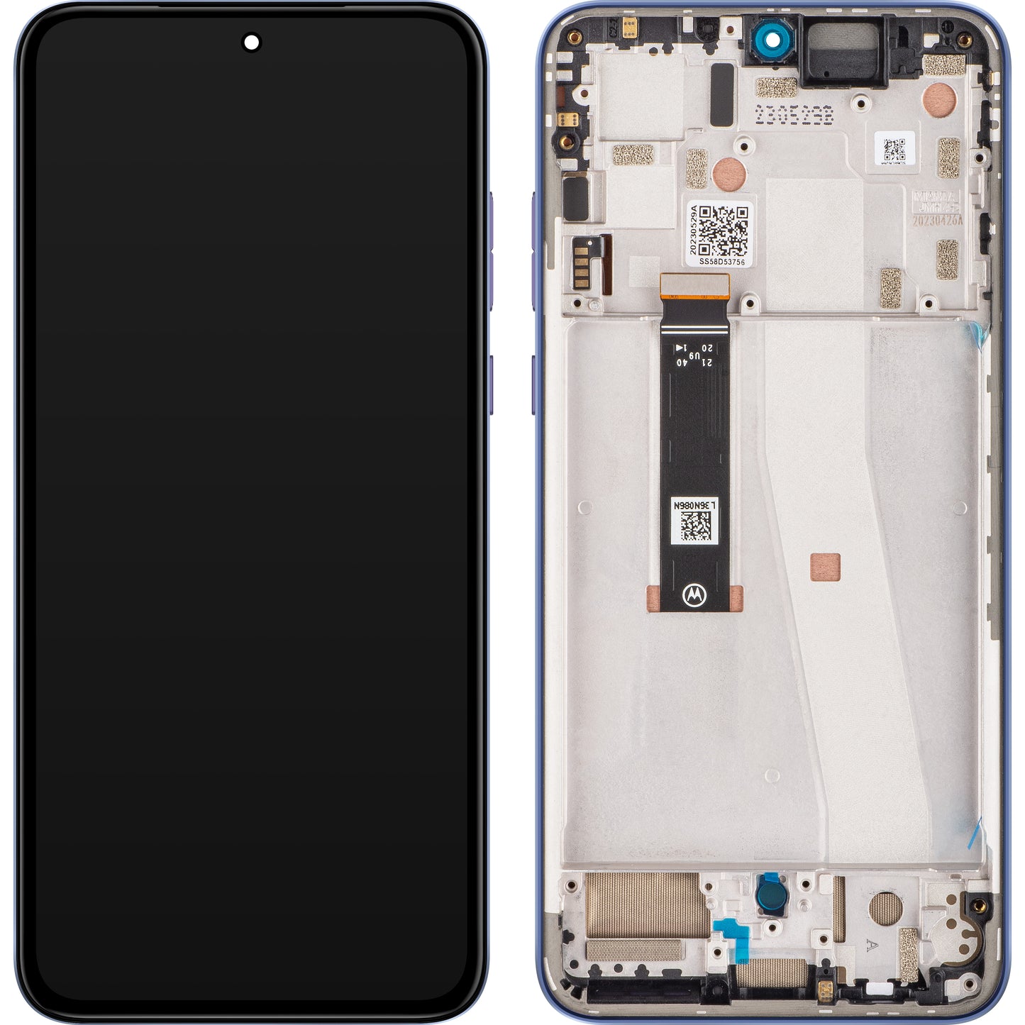 Display sa Touchscreen-om Motorola Edge 30 Neo, sa Ramom, Ljubičasta (Very Peri), Service Pack 5D68C21405