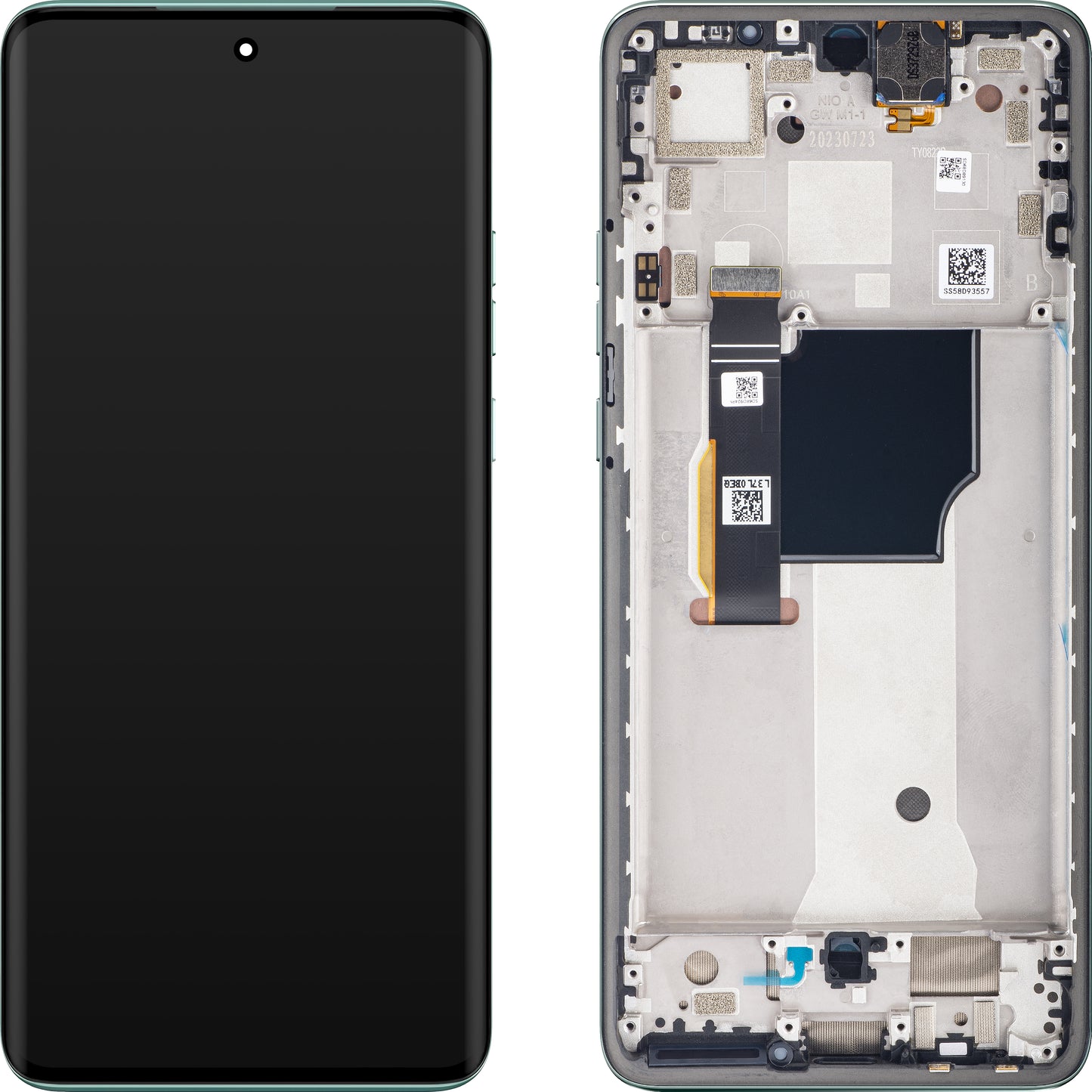 Display sa Touchscreen-om Motorola Edge 40 Neo, sa Ramom, Verzija L3, Tirkizna (Soothing Sea), Service Pack 5D68C23159