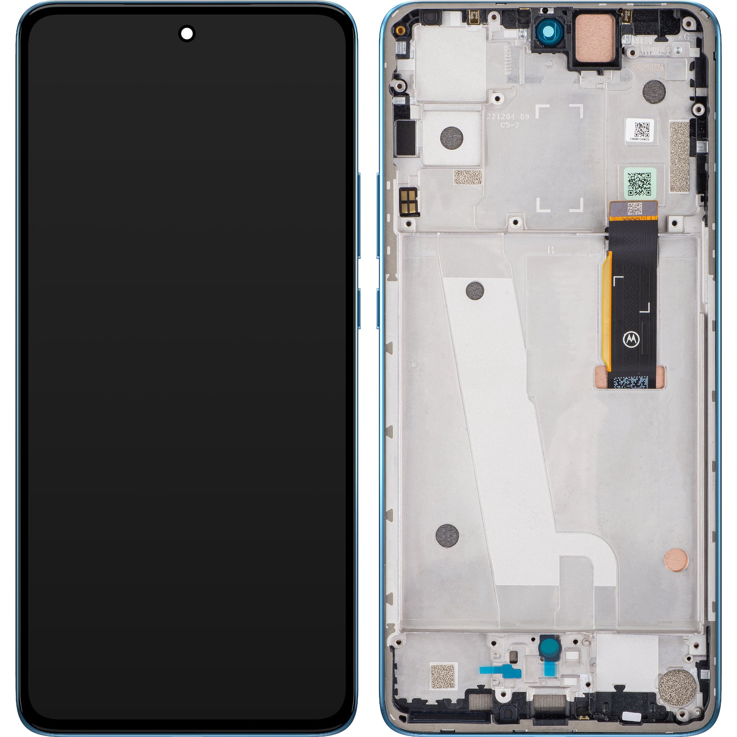 Display sa Touchscreen-om Motorola Edge 30, sa Ramom, Zelena (Aurora Green), Service Pack 5D68C20585