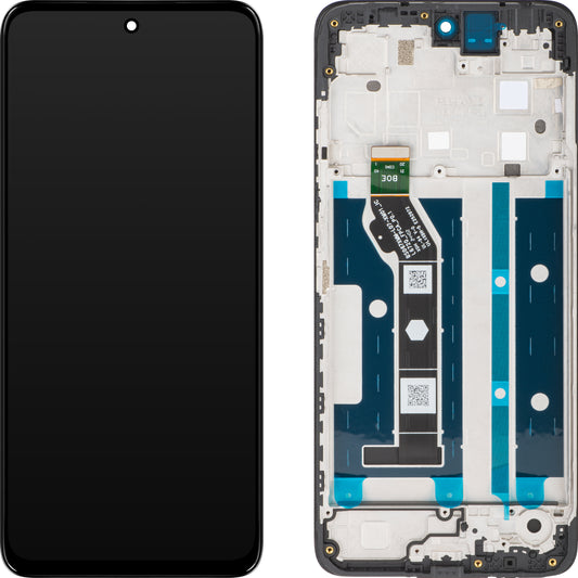 Motorola Moto G15 / Moto G15 Power Touchscreen Display, with Frame, Black, Service Pack 5D68C29273 
