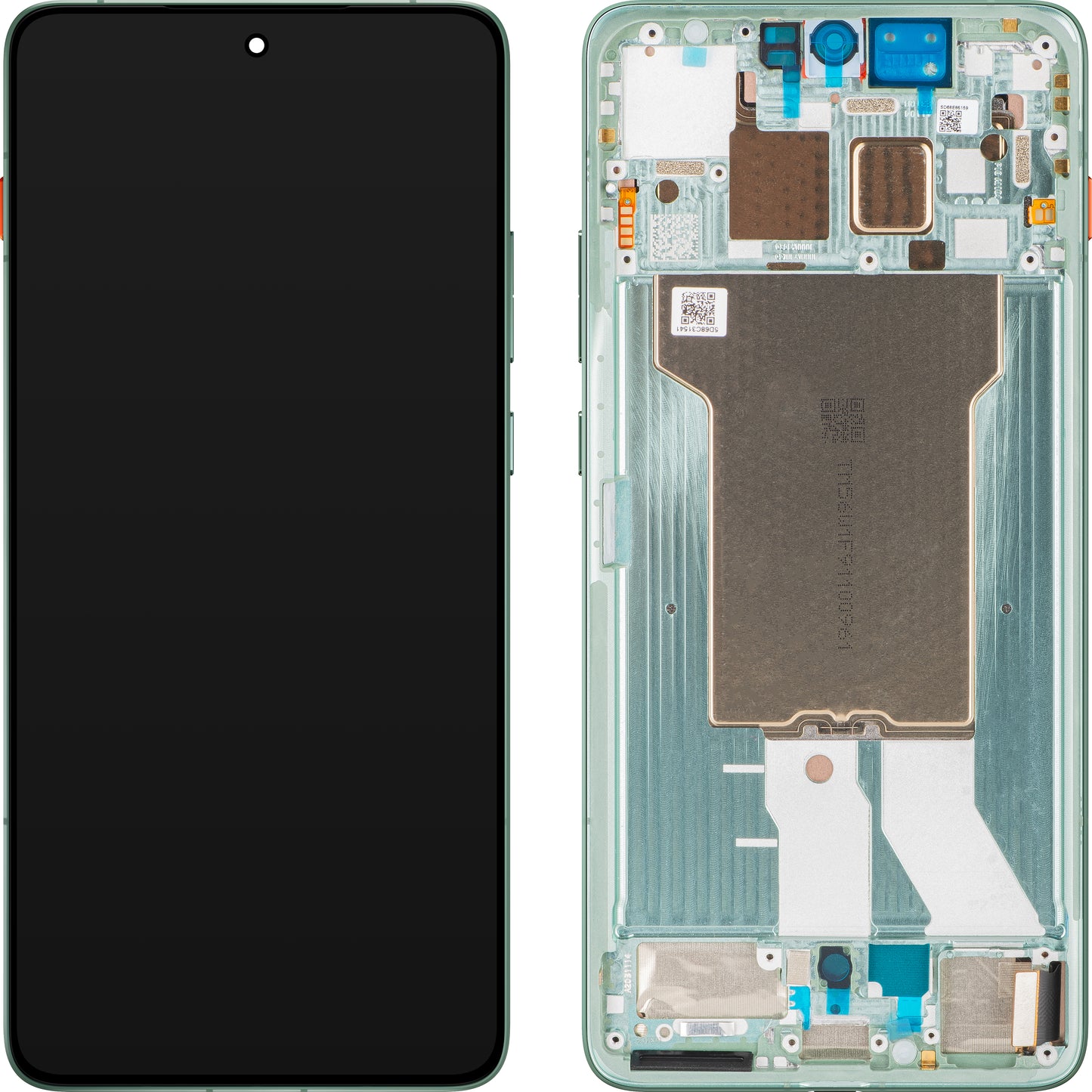 Display sa Touchscreen-om Motorola Edge 70, sa Ramom, Zelen (Lily Pad), Service Pack 5D68C31542