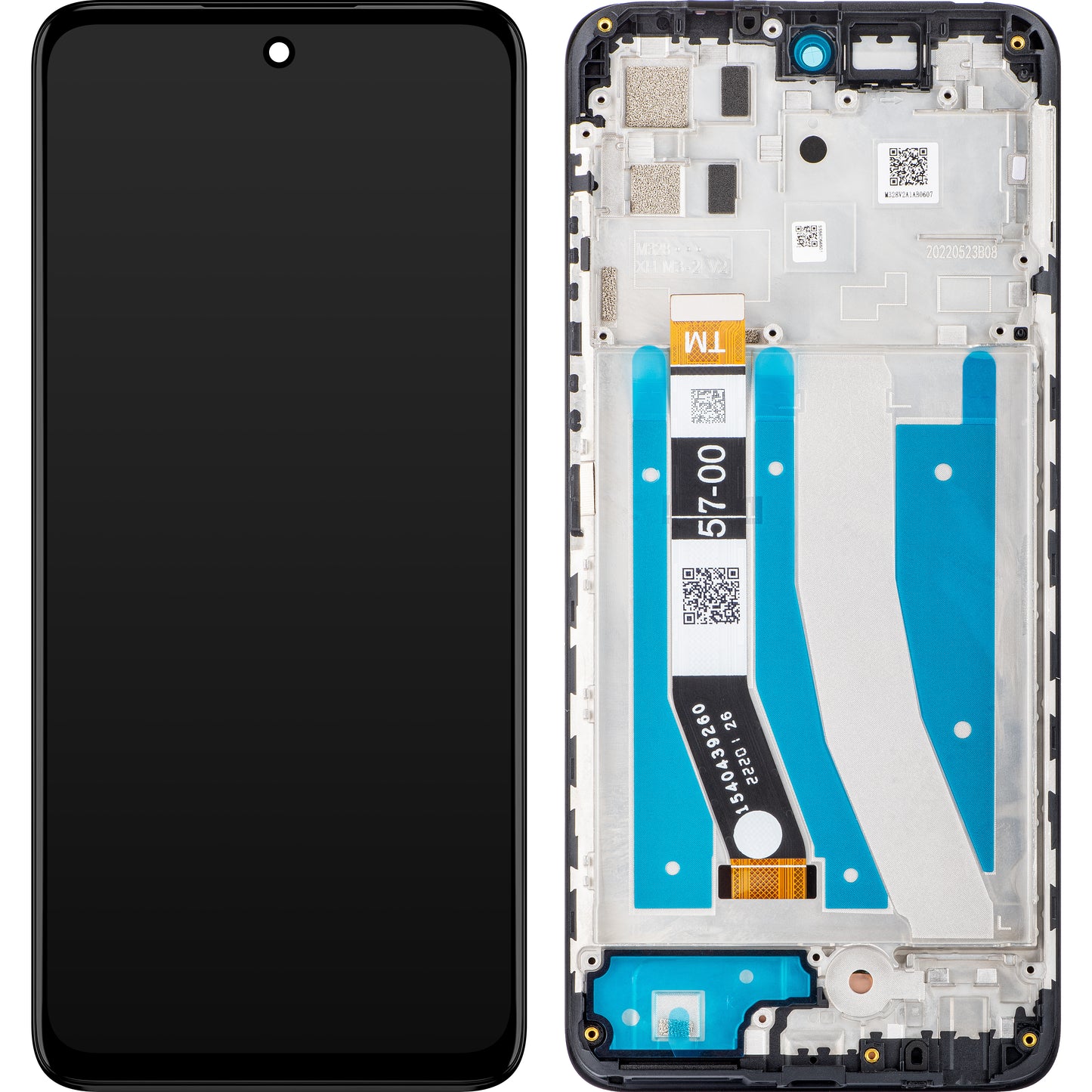 Displej sa ekranom osetljivim na dodir Motorola Moto G32, sa ramom, siva (Mineral Grey), Swap 5D68C21151