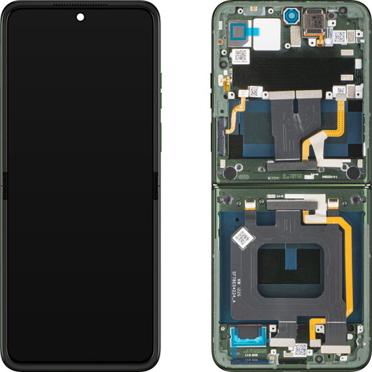 Display sa ekranom osetljivim na dodir Motorola Razr 70 Plus, sa ramom, Sub Inner, zelena (Pantone Mountain View) Service Pack 5D68C32313