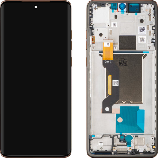 Display sa Touchscreen-om Motorola Edge 60 Fusion, sa Ramom, Braon (Mocha Mousse), Service Pack 5D68C30578