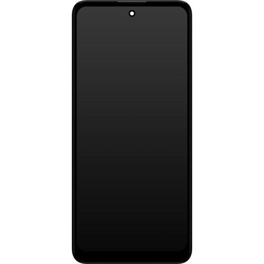 Motorola Moto E40 / E30 Touchscreen Display with Frame, Black, Service Pack 5D68C19697