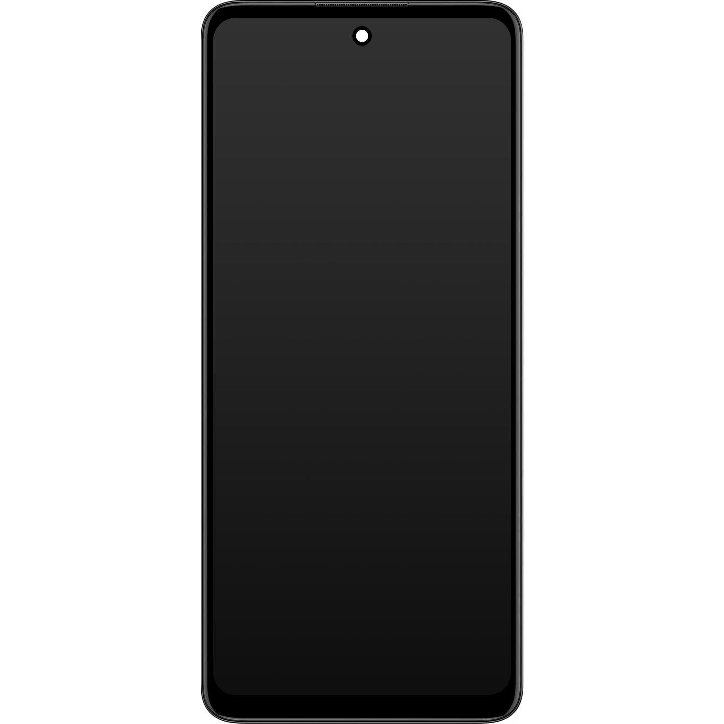 Touchscreen Display Motorola Moto G60S, with Frame, Black, Service Pack 5D68C19075