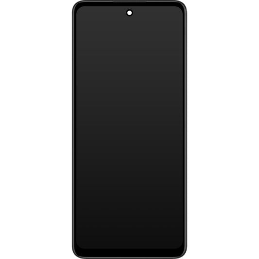 Touchscreen Display Motorola Moto G60S, with Frame, Black, Service Pack 5D68C19075