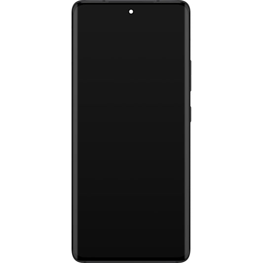 Touchscreen Display Motorola Edge 30 Fusion, with Frame, Black (Cosmic Grey), Service Pack 5D68C21527 
