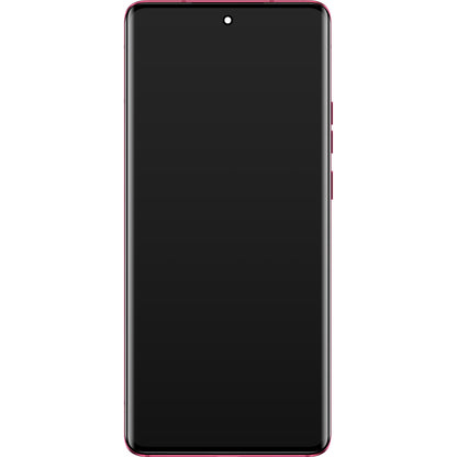 Touchscreen Display Motorola Edge 40, with Frame, Red (Viva Magenta), Service Pack 5D68C22712 