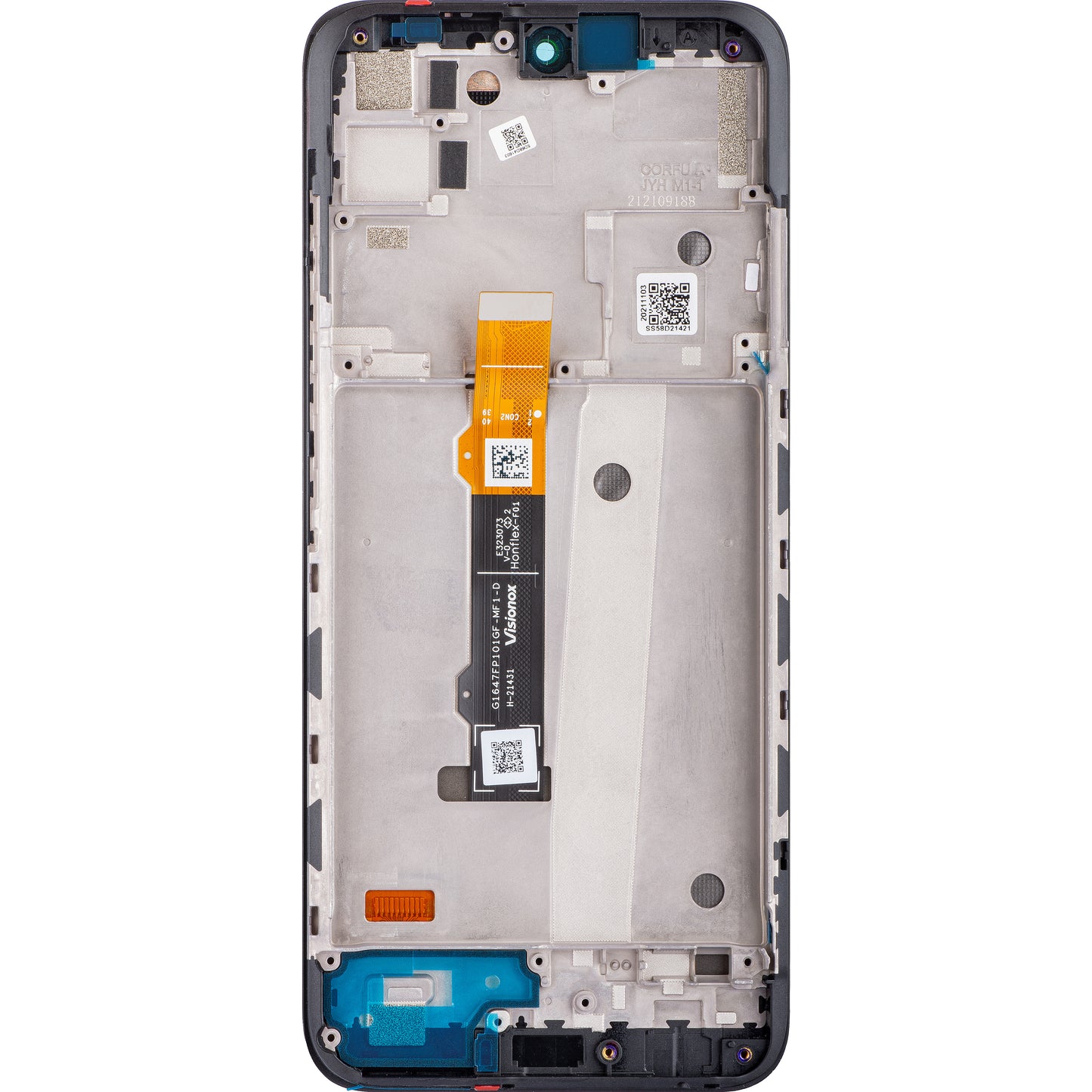 Display s dodirnim zaslonom Motorola Moto G71 5G, s okvirom, crni, Service Pack 5D68C19911