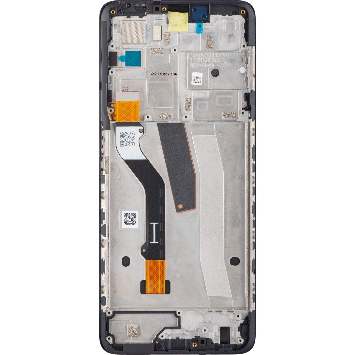 Display sa Touchscreen-om Motorola Moto G51 5G, sa Ramom, Crni, Service Pack 5D68C20028
