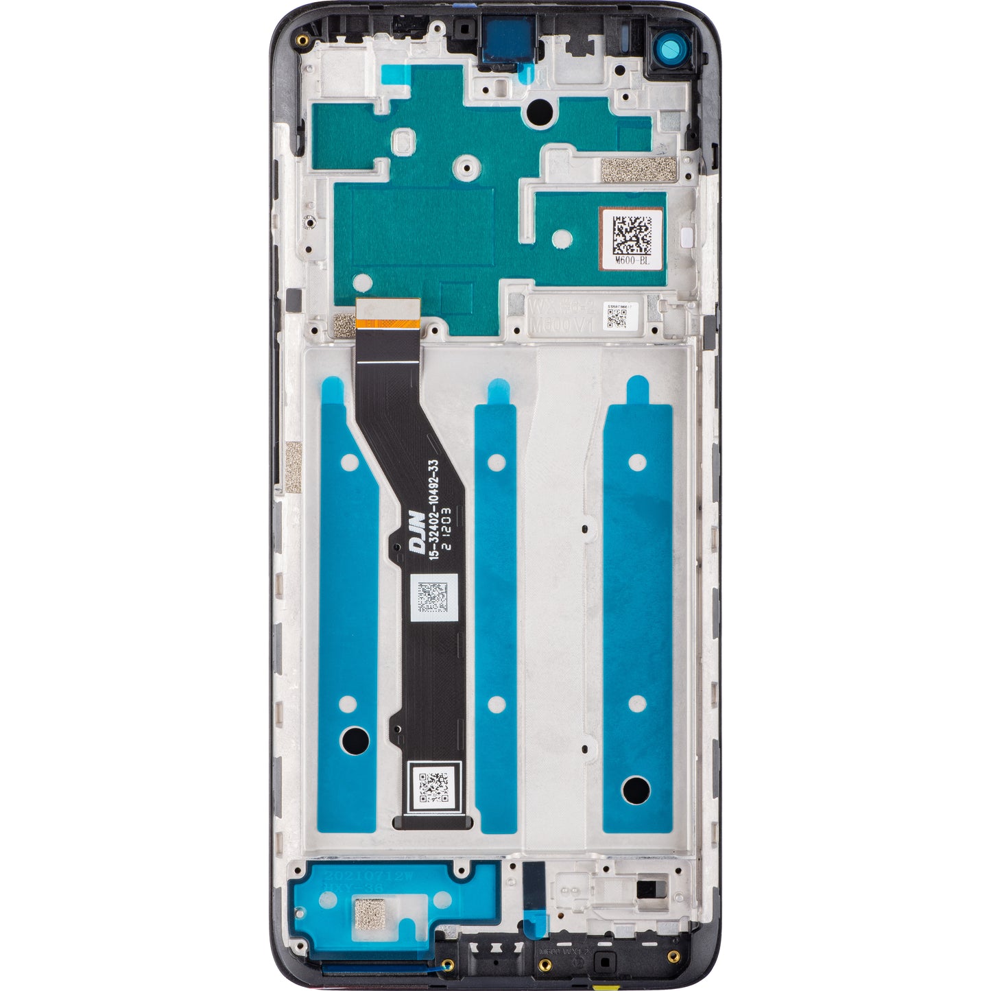 Motorola Moto Moto G9 Plus Touchscreen Display, with Frame, Black, Service Pack 5D68C17281