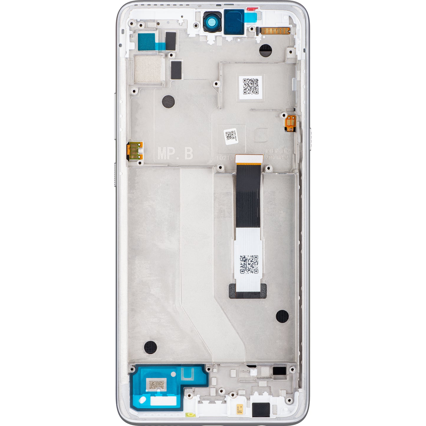 Motorola Moto Moto G 5G Touchscreen Display with Frame, Silver, Service Pack 5D68C17617