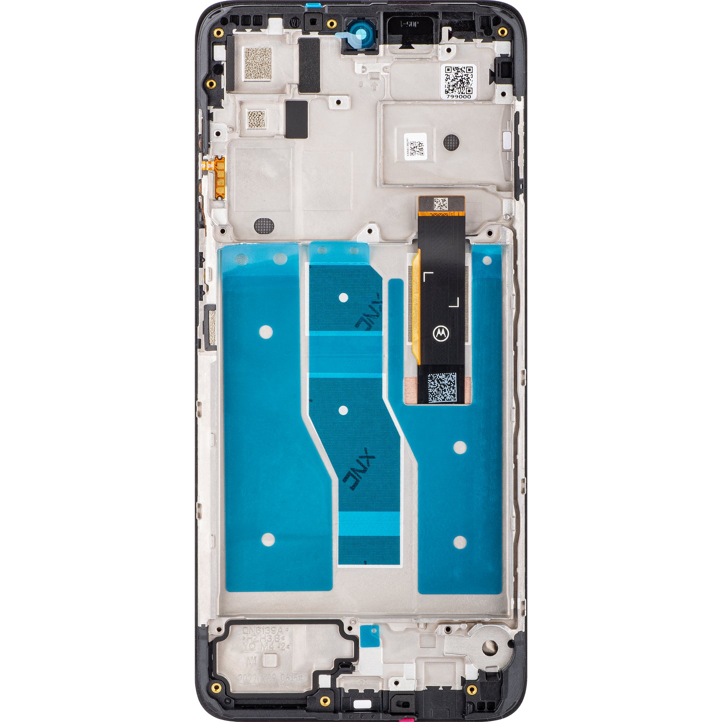 Motorola Moto Moto G52 Touchscreen Display, with Frame, Black, Service Pack 5D68C20495