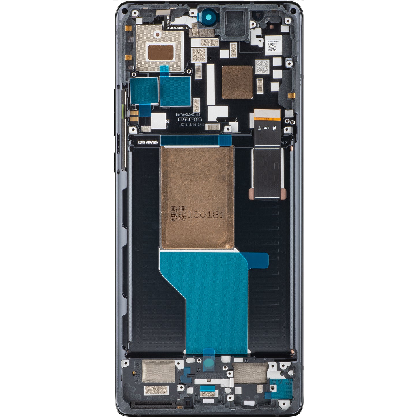 Display sa Touchscreen-om Motorola Edge 30 Ultra, sa Ramom, Crni (Interstellar Black), Service Pack 5D68C21452