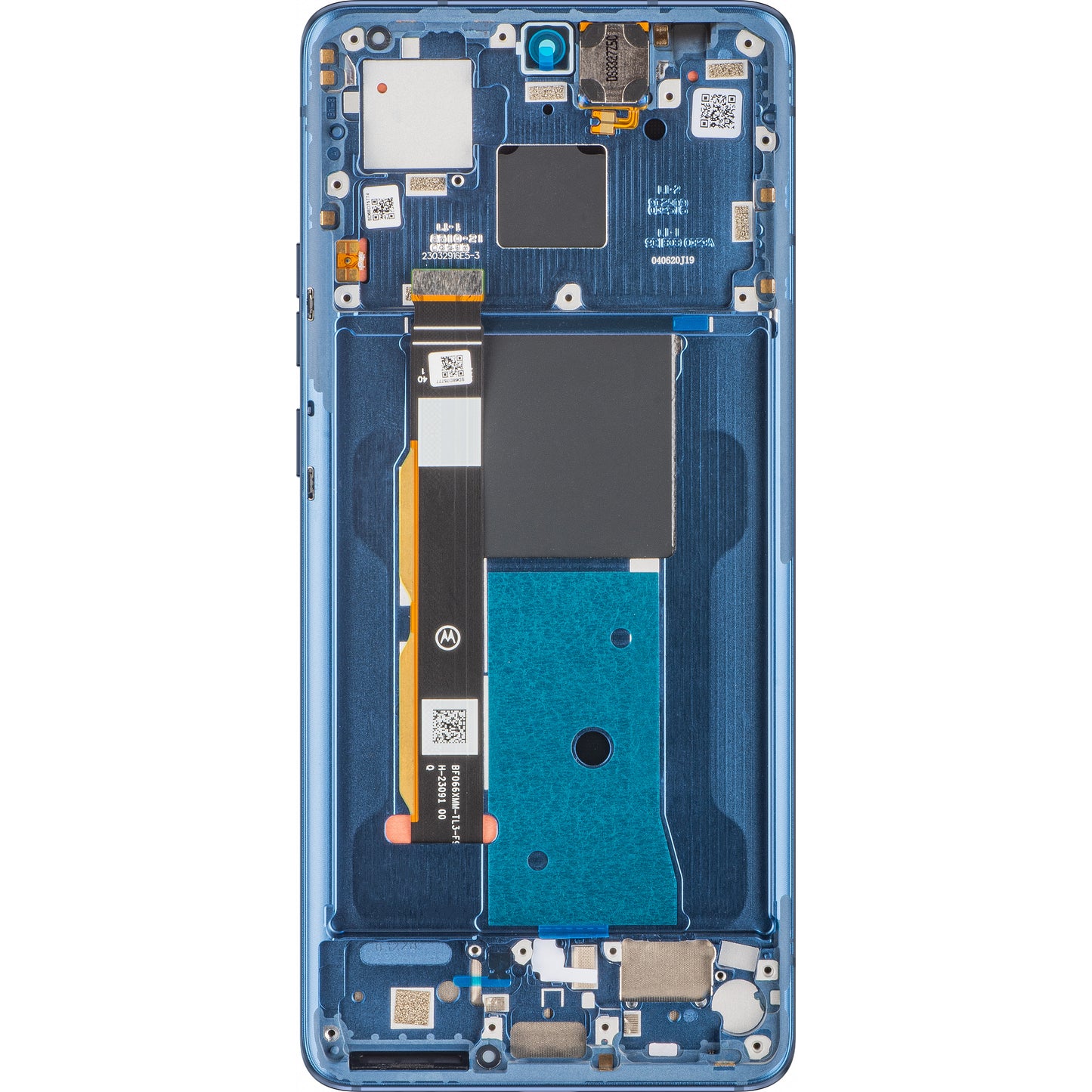 Touchscreen Display Motorola Edge 40, with Frame, Lunar Blue, Service Pack 5D68C22671 