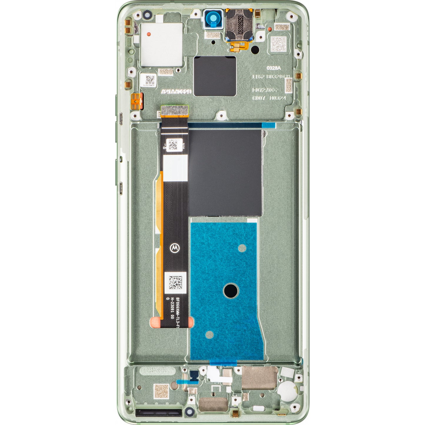 Motorola Edge 40 Touchscreen Display with Frame, Nebula Green, Service Pack 5D68C22672 