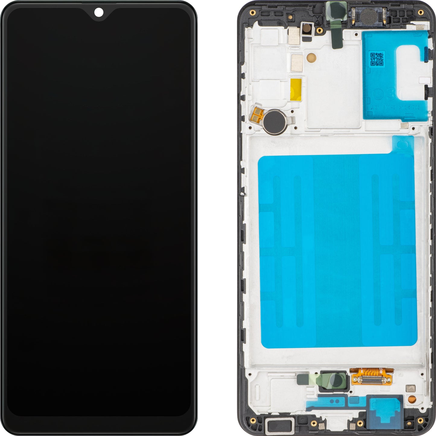 Display sa Touchscreen MP kompatibilan sa Samsung Galaxy A31 A315, sa Ramom, OLED Verzija, Crna