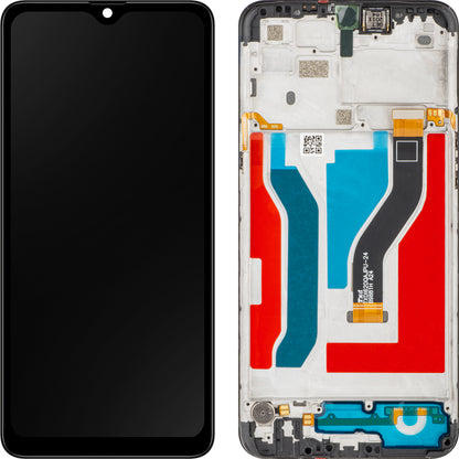 Display sa Touchscreen MP kompatibilan sa Samsung Galaxy A10s A107, sa Ramom, Crni