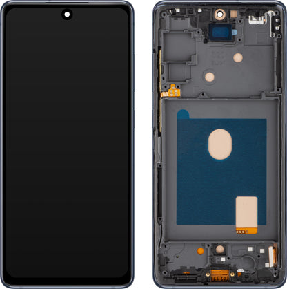 Display sa Touchscreen MP kompatibilan sa Samsung Galaxy S20 FE G780, sa Ramom, Tamnoplav