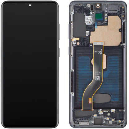Display sa Touchscreen MP kompatibilan sa Samsung Galaxy S20+ G985, sa Ramom, OLED verzija, Crni