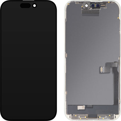 Display sa Touchscreen MP kompatibilan sa Apple iPhone 16 Pro, sa Ramom, OLED FHD IC Movable verzija, Crni