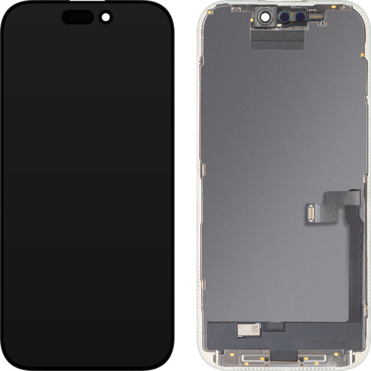 Display sa Touchscreen MP kompatibilan sa Apple iPhone 16 Pro, sa Ramom, OLED FHD IC Movable verzija, Crni