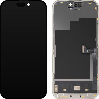 Display sa Touchscreen MP kompatibilan sa Apple iPhone 15 Pro, sa Ramom, Soft OLED FHD 120Hz Dijagnostička verzija, Crni