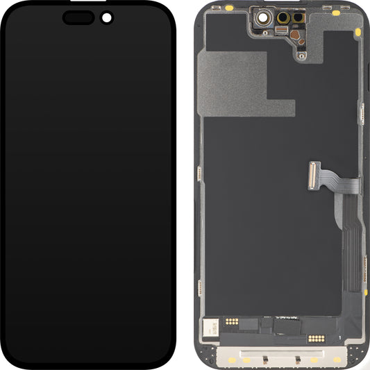 Display sa Touchscreen MP kompatibilan sa Apple iPhone 14 Pro, sa Ramom, OLED FHD Diagnostic verzija, Crni
