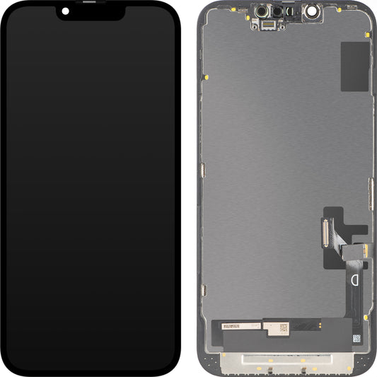 Display sa Touchscreen MP kompatibilan sa Apple iPhone 14, sa Ramom, OLED FHD Diagnostic verzija, Crna