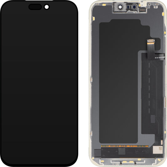 Ekran sa Touchscreen MP kompatibilan sa Apple iPhone 17 Pro Max, sa Ramom, Verzija OLED FHD IC Movable, Crna
