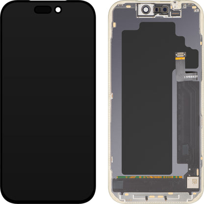 Ekran sa Touchscreen MP kompatibilan sa Apple iPhone 17 Pro, sa Ramom, Verzija OLED FHD IC Movable, Crna