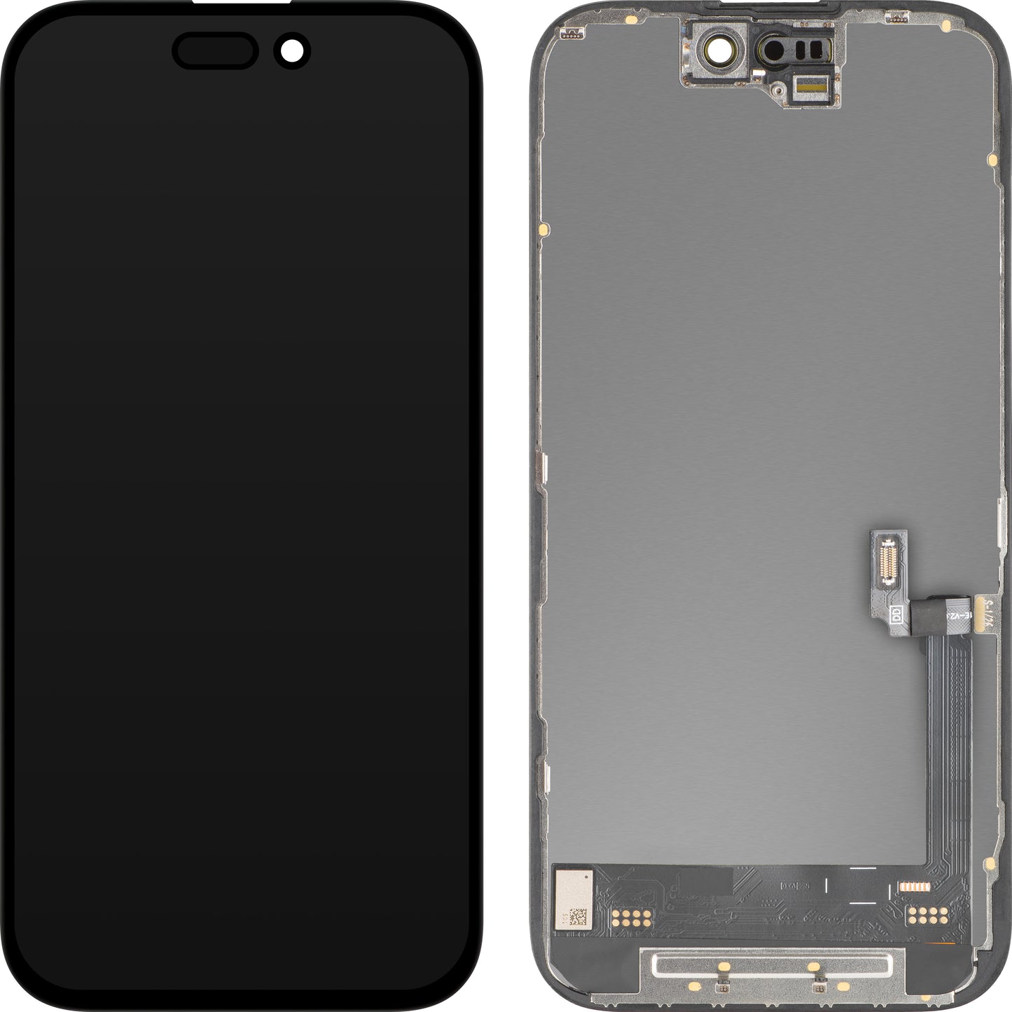 Display sa Touchscreen MP kompatibilan sa Apple iPhone 16, sa Ramom, Soft OLED FHD 120Hz IC Movable verzija, Crni