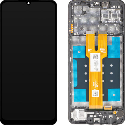 Ekran sa Touchscreen MP kompatibilan sa Samsung Galaxy A06 5G A066, sa Ramom, Crni