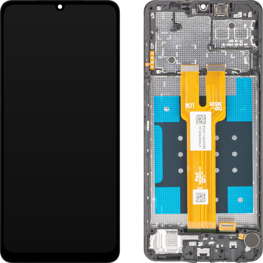 Ekran sa Touchscreen MP kompatibilan sa Samsung Galaxy A06 5G A066, sa Ramom, Crni