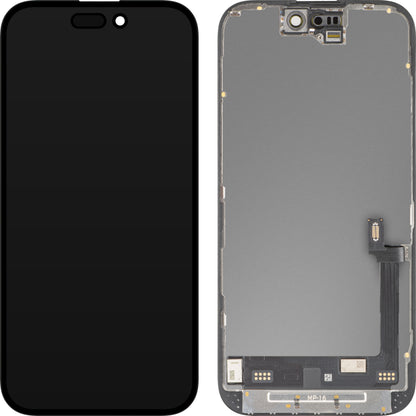 Ekran sa Touchscreen MP kompatibilan sa Apple iPhone 16, sa Ramom, Premium Soft OLED FHD Dijagnostička Verzija, Crna