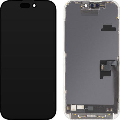 Ekran sa Touchscreen MP kompatibilan sa Apple iPhone 16 Pro, sa Ramom, Verzija Soft OLED FHD 120Hz Dijagnostika, Crna