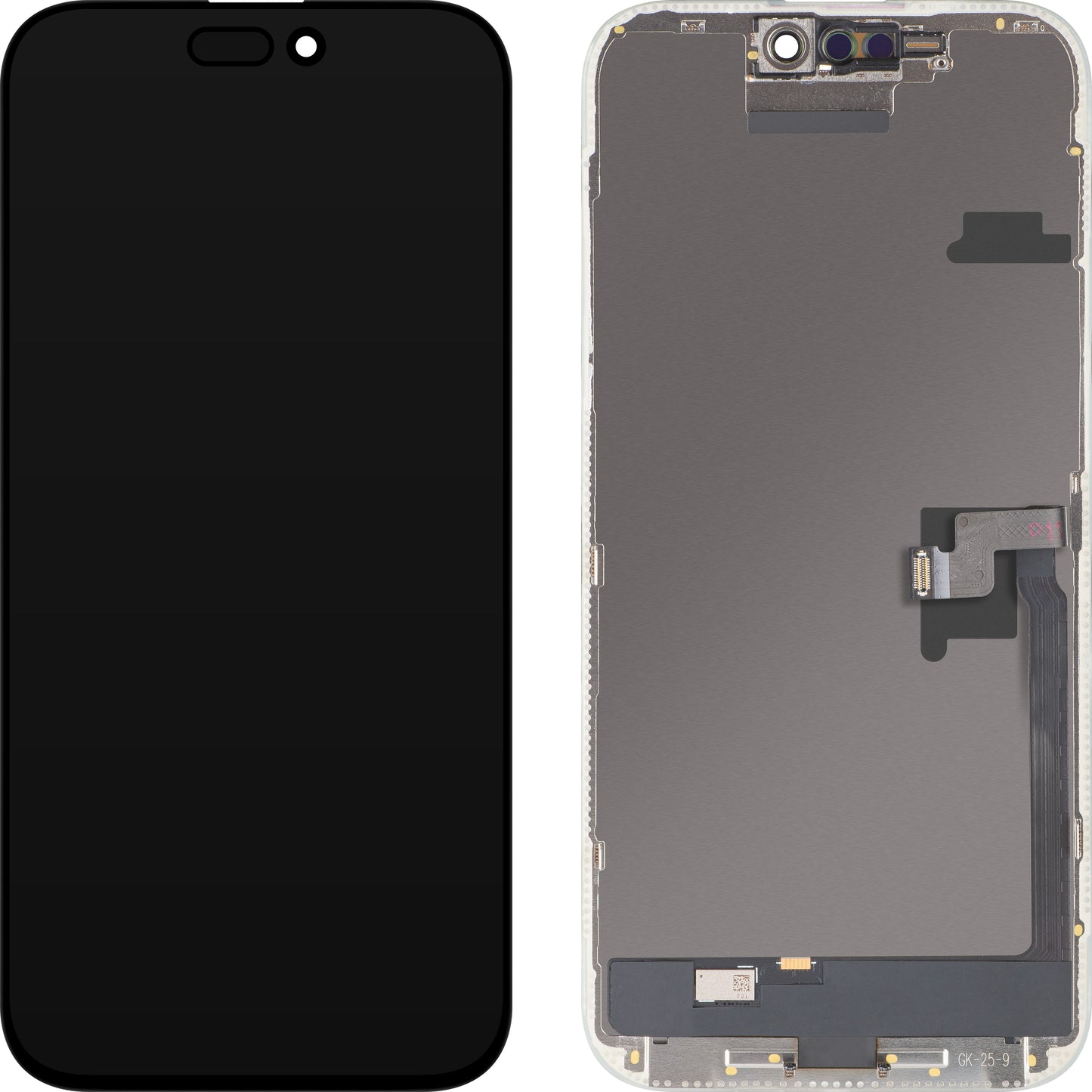 Ekran sa Touchscreen MP kompatibilan sa Apple iPhone 16 Pro Max, sa Ramom, Verzija OLED FHD IC Movable, Crna, Swap