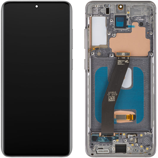 Ekran sa Touchscreen MP kompatibilan sa Samsung Galaxy S20 5G G981 / S20 G980, sa Ramom, OLED Verzija, Crna