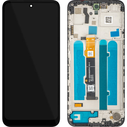 Ekran sa Touchscreen MP kompatibilan sa Motorola Moto G41, sa Ramom, Crna